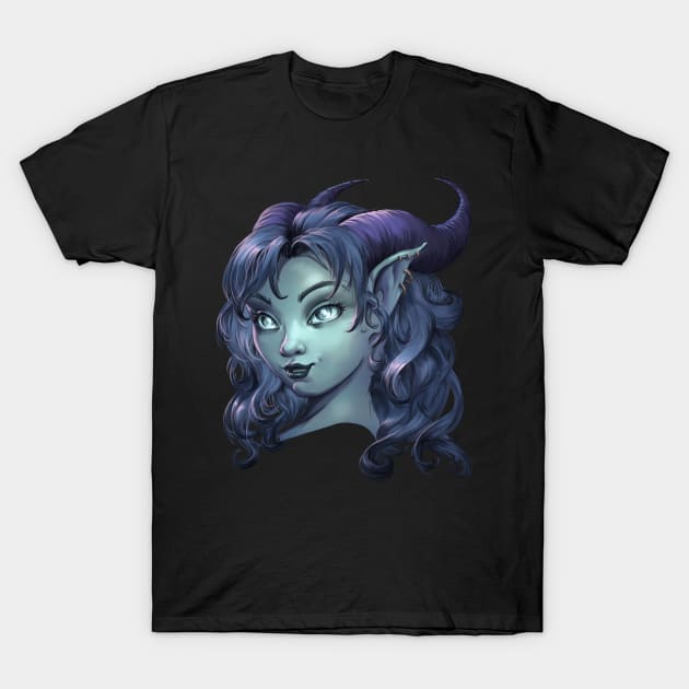 Tiefling girl T-Shirt by Anilia